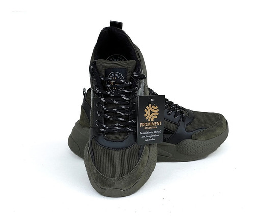 Imagen 3 de 5 de Zapatillas Prominent Gwadi Militar Urbanas 0023