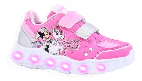 Zapatillas Minnie Mouse Luz Led Niña Footy Pop Disney®