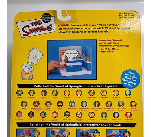 Figura Los Simpsons Playmates Series 10 Wendell