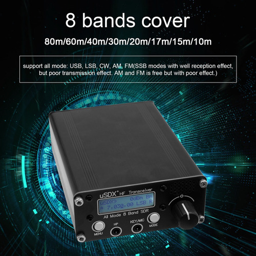 Transceptor Sdr Usdx+plus Portátil V2 Waves Sab User 8