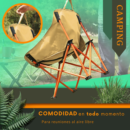 Silla Camping Plegable Ecomlab Portatil Para Exterior