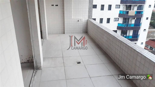 Apto 2 Dorms Lazer Na Cobertura Guilhermina Praia Grande Sp - Jga17
