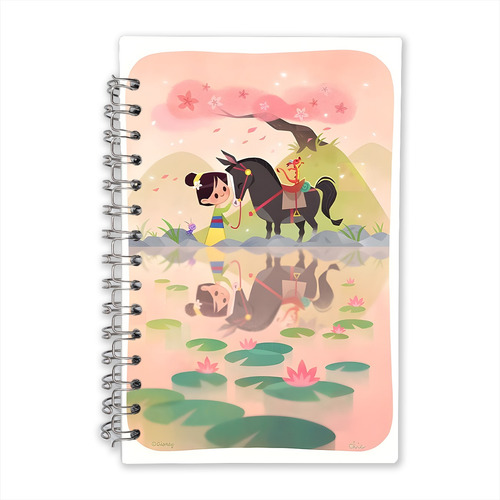 Libreta Disney Mulan Cuaderno Pasta Dura