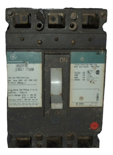 Breaker  3x20 Amp. General Electric Serie Industrial