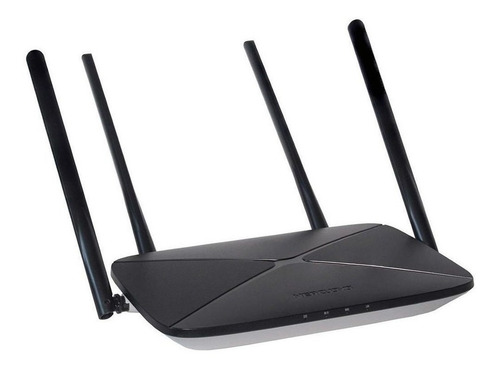 Imagen 2 de 5 de Router Mercusys AC12G V1 negro 110V/220V
