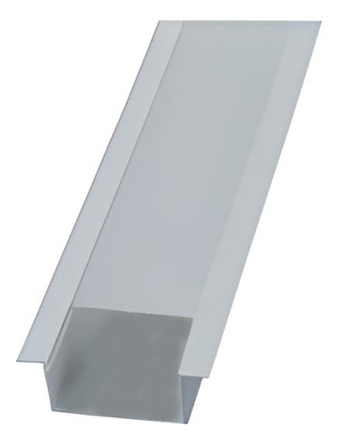 Perfil 4 Metros Embutir Barra 2m 50x20mm P/ 2 Fitas Led