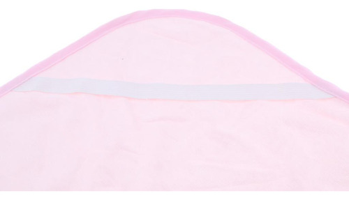 Lámina Protectora De Colchón Rosado Los 60cm