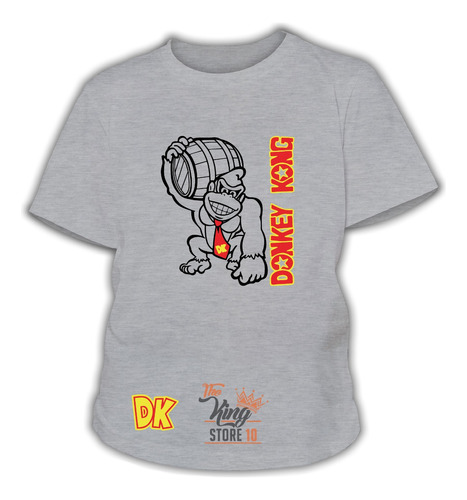 Polera De Niño, Donkey Kong, Videojuego, Arcade, Clásico