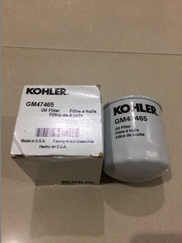 Filtro De Aceite Para Plantas Kohler #gm47465