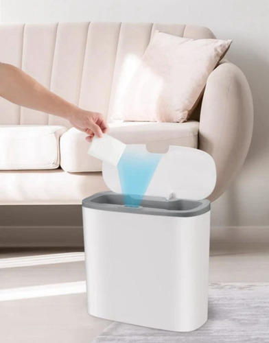 Lixeira Inteligente Sensor Automático 13l Banheiro Cozinha