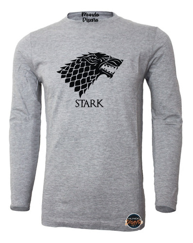 Polera Manga Larga Para Hombre Game Of Thrones Stark House