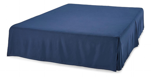 Falda De Cama Plisada, Amazon Basics, Lisa, Poliéster