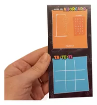 Comprar 15 Juegos Souvenirs Cumpleaños Borrables Ahorcado Tateti
