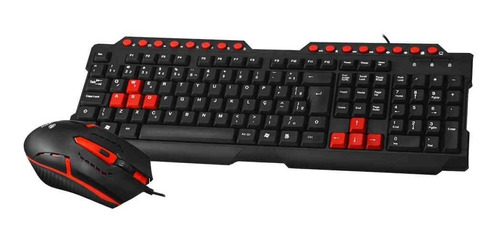 Kit Teclado E Mouse Gamer C3tech Gk-20bk Usb 