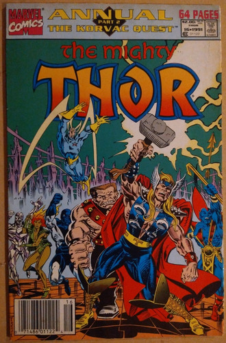Thor Annual #16 The Korvac Quest, 1991, Aparición Dargo Ktor (Usado)