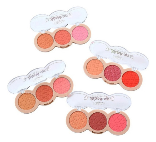 Paleta De Blush 3 Tons Up Mylife