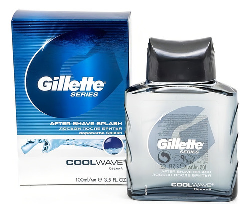 Gillette After Shave Cool Wave 100ml Loção Colônia