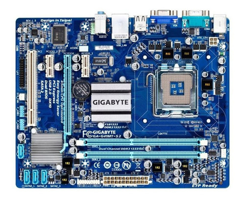 Imagen 2 de 4 de Tarjeta Madre Gigabyte G41mt Ddr3 Lga775