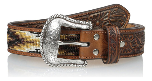 Nocona Belt Co. Cuenta Tribal Marrón Para Hombre, Beige Br.