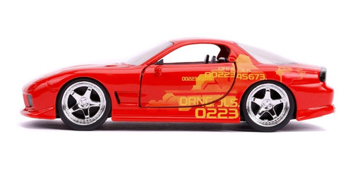 Jada - Fast & Furious | Orange 1993 Jls Mazda Rx-7 (1:32)