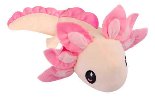 Precioso Juguete Peluche De Ajolote Rosa 37 Grande Kawaii