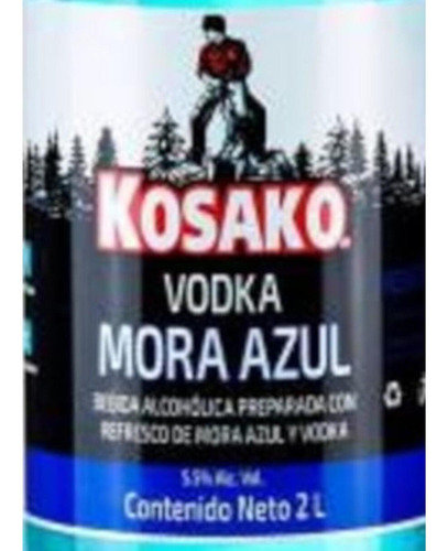 Fusión Kosako Vodka/mora Azul 2 L