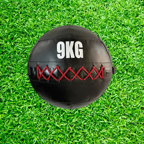 Imagen 4 de 8 de Pelota Sin Pique 9kg Medicine Ball Crossfit Calidad