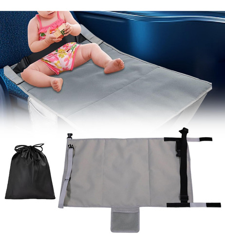 Cama De Avión Para Bebé, Extensor De Asiento De Gris