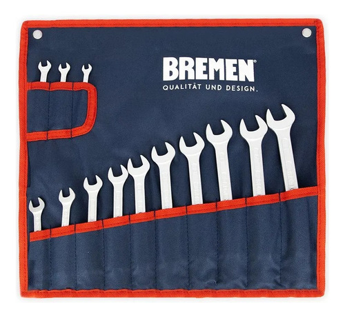 Set Llaves Combinadas Bremen Juego 13 Pz 7 A 19 Mm 7176