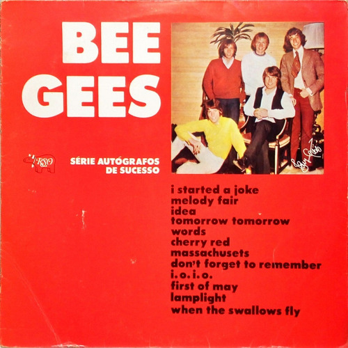 Bee Gees Lp Série Autógrafos De Sucesso 1982 Rso 1461