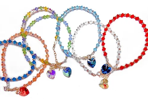 comprar Pulsera Cristal Swarovski Elements Plata 925 Con Dije