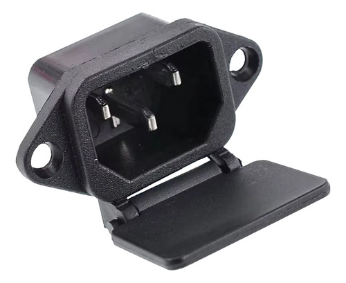 Enchufe Entrada Conector Macho Iec 320 C14, Tapa (5 Pzas)