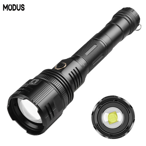 Modus LT8505 Lanterna Tática Militar Led P90 Ultra Potente Mais Forte 2km Cor Da Lanterna Preto Cor Da Luz Branco