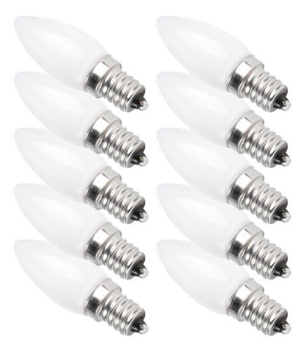 10pcs Mini E12 Led Candelabro Bombillas 1.5w Ac 230v Para