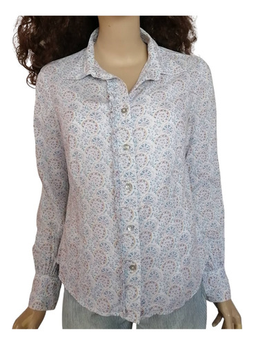 Blusa Camisa Mujer Gap Talla S Impecable 100% Algodón