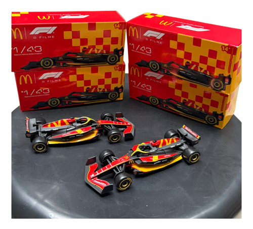 Miniatura Carro Formula 1 Mc Donalds F1 O Filme 1/43 Vermelho
