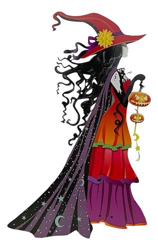 Cartel De Halloween Con Decoración De Jardín De 39cmx20cm
