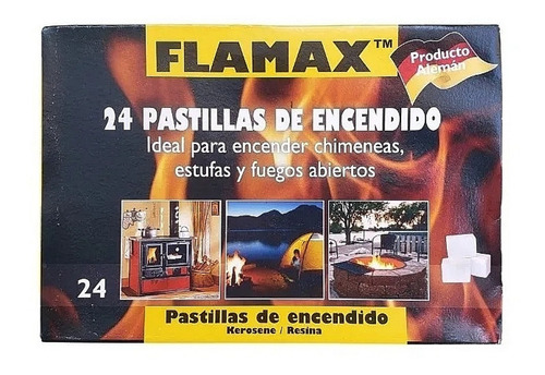 24 Cajas De 24 Pastillas De Encendido Flamax