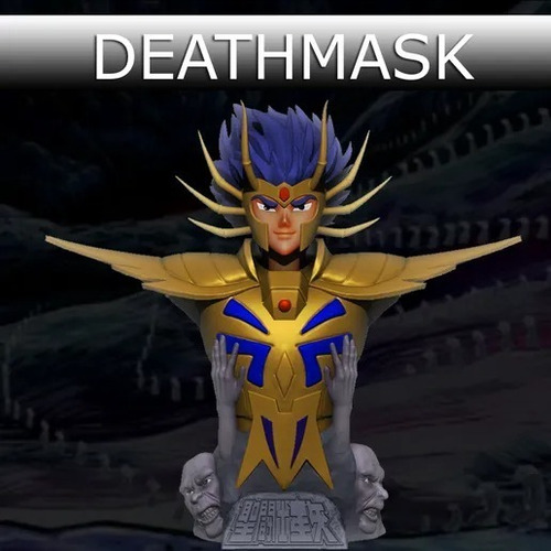 Archivo Stl Impresión 3d - Saint Seiya - Death Mask Cancer B
