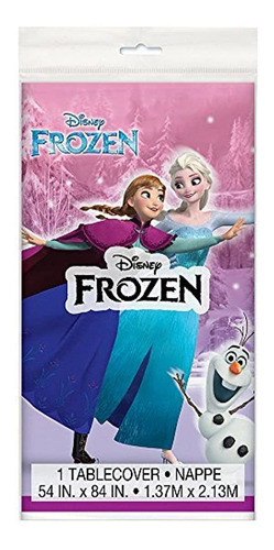 Mantel De Plastico Diseño De Frozen 54 X 84 In. Marca Pyle