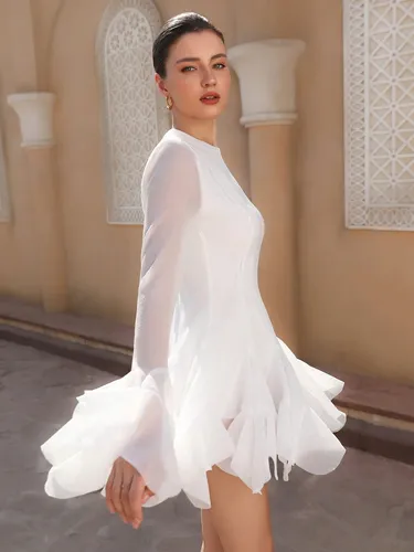 Vestido Shein Importado De Casamiento Civil Fiesta Premium