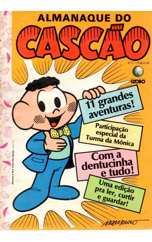 Almanaque Do Cascao 2 - Globo 02 - Bonellihq Cx40 F21
