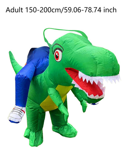 Disfraz De Dinosaurio Inflable Para Montar, Traje De Sg