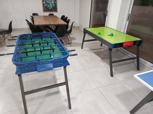 Imagen 2 de 10 de Alquiler Metegol Tejo Mini Ping Pong Sapo Pool Jenga Gigante