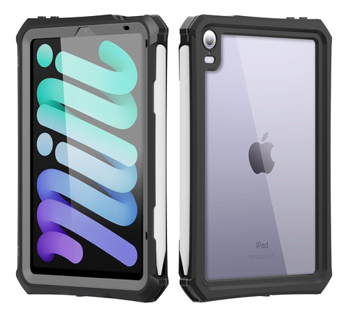 Funda Heavy Duty Impremeable Con Tira Para iPad Mini 6