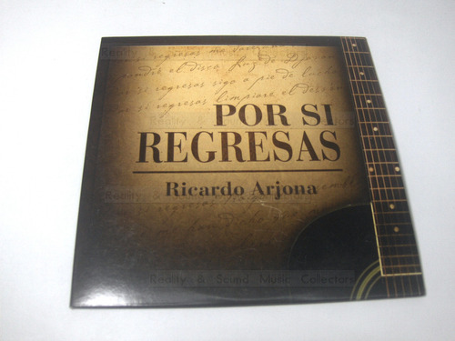 Ricardo Arjona Por Si Regresas Cd Single Promo