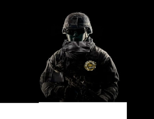 Parche Ugly Freefall 5.11 Pvc - Gotcha - Táctico - Militar