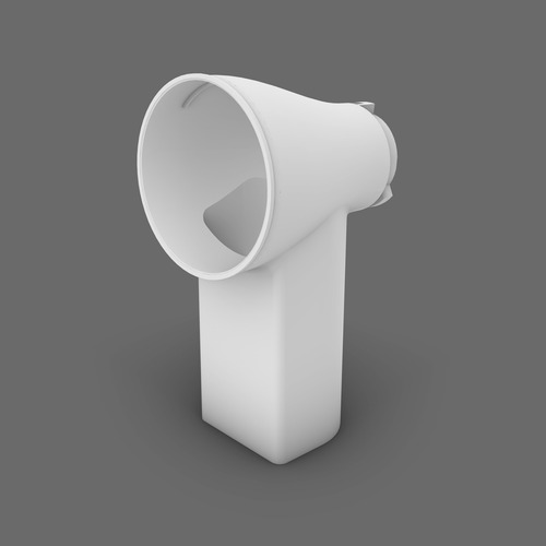 Repuesto Cono Embudo Rallador Compatible Moulinex Dj750/755 Blanco