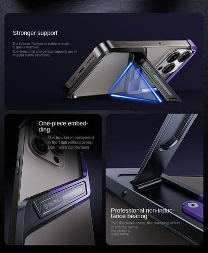 Estuche Con Soporte En T Sin Bisel For Apple 15 Case S