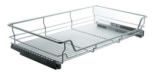 Canasto Interno 400 Mm Acero Cromado Cocina Guia Oculta
